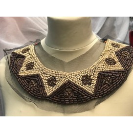 Col Encolure Plastron à Coudre.