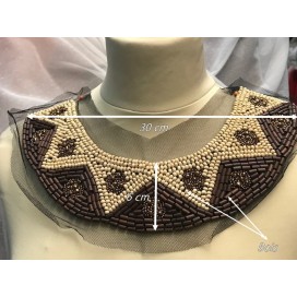 Col Encolure Plastron à Coudre.