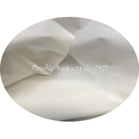 Double Organza De Soie Ivoire Au Mètre Couture.