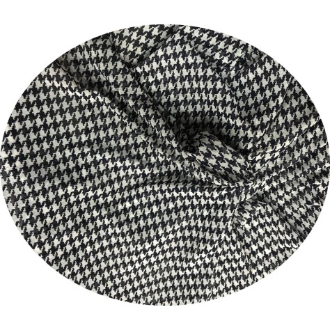 Tissu Résille Lycra Fine Impression Pied de Poule Couture au Mètre