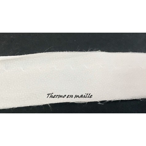 Bande De Thermocollant En maille Blanche Double Face Pour Vêtements