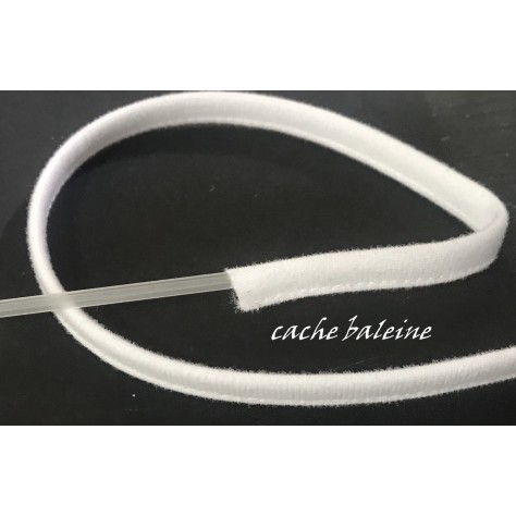 Cache Baleine, cache armature pour baleine soutien gorge Au Mètre Blanche A Coudre