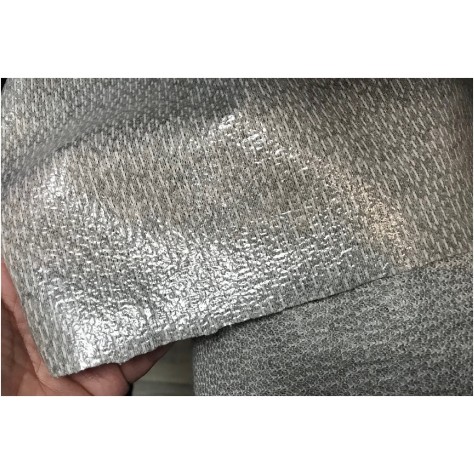 Tissu Simili Cuir Souple Gris Au Mètre, Cuir Aspect brillant