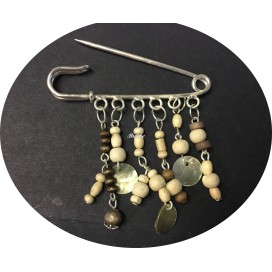 Broche  Pour Femme En Epingle à Nourice Argent Pour Décorations.