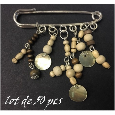 50 Broches  Pour Femme En Epingle à Nourrice Argent Pour La Décorations.