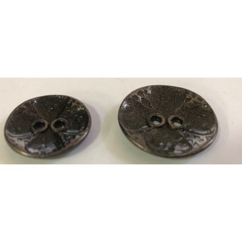 Bouton Couture en 20 mm Bronze en forme de cuvette Pour Customisations.