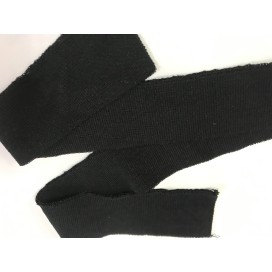 Bande de Bord-Côte Noire Élastique en Jersey : Pour une Finition Élégante et Professionnelle de Vos Créations