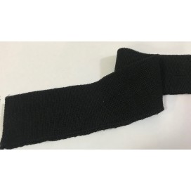 Bande de Bord-Côte Noire Élastique en Jersey : Pour une Finition Élégante et Professionnelle de Vos Créations