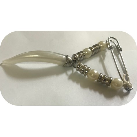 Broche  Pour Femme En Epingle à Nourrice Argent Pour Décorations.