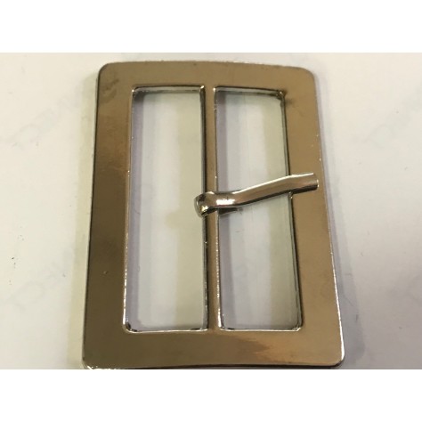 "Boucle en Métal Argent : Ajoutez une Touche Élégante avec notre Boucle en Métal Argent de 5 cm et Ardillon"