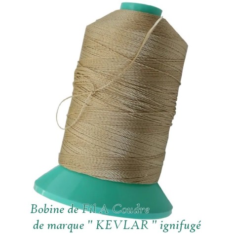 Bobine de Fil A Coudre de marque " KEVLAR " ignifugé
