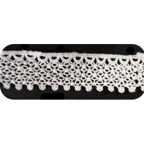 guipure en 3 cm Blanche au mètre : Vente en ligne, choix varié et créativité illimitée"