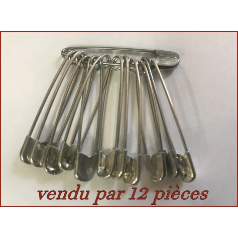 12 Épingles à nourrice en métal argenté de 38 mm : Précision et Polyvalence pour tous vos Projets Créatifs
