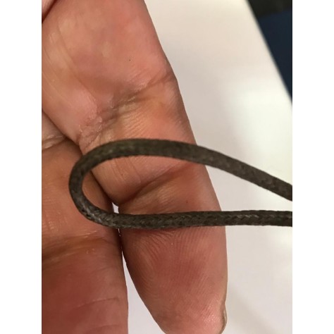 Cordon Lacet Ciré Au Mètre marron pour Loisirs Créatifs