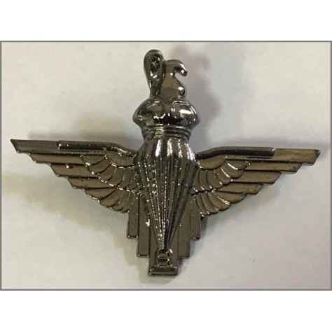 Emblème Insigne  Décoration, Militaire En Broche Mètal Argenté.