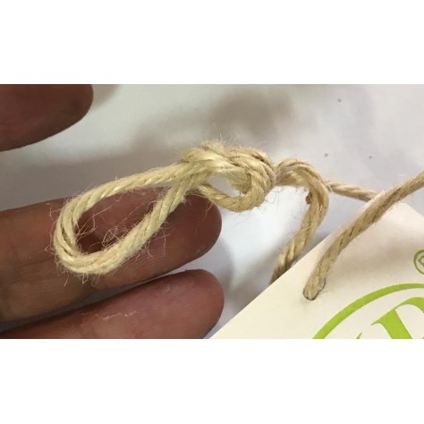 Ficelle Cordon de jute couleur Ecru naturel En 4 mm Pour Loisirs Créatifs Et Laçage.