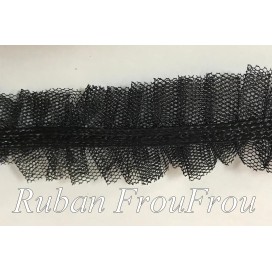 Ruban FrouFrou Noir au Mètre : Élégance et Créativité en un Seul Ruban