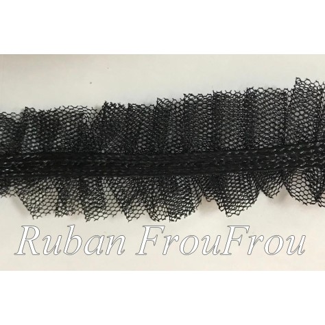 Ruban FrouFrou Noir au Mètre : Élégance et Créativité en un Seul Ruban