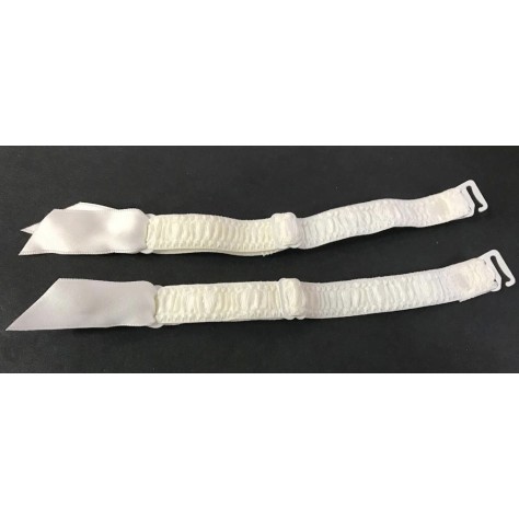 Jarretelles Blanches Pour La fabrication de Lingerie Féminine.