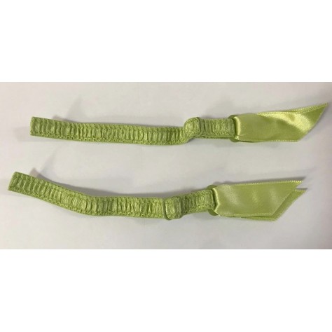 Jarretelles Vert Anis Pour La fabrication de Lingerie Féminine.
