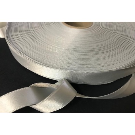 Ruban Satin Gris perle En 15 mm / 1,5 Cm Au Mètre Pour Décorations Et Loisirs Créatifs