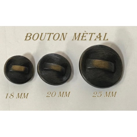 Bouton Mètal Bronze  A Coudre  Pour Vetements Et Customisations