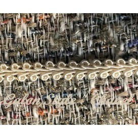 Galon Style "Chanel" Au Mètre  Ecru Au Mètre Couture