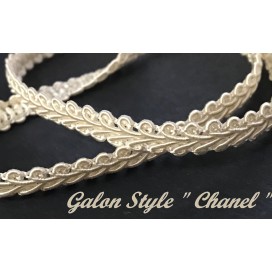 Galon Style "Chanel" Au Mètre  Ecru Au Mètre Couture