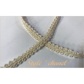Galon Style "Chanel" Au Mètre  Ecru Au Mètre Couture