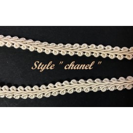Galon Style "Chanel" Au Mètre  Ecru Au Mètre Couture
