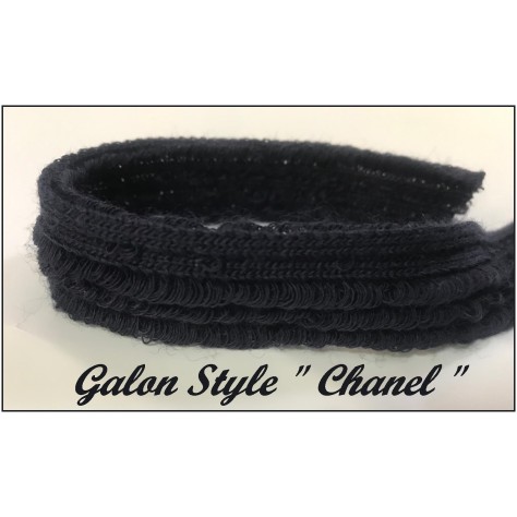 Galon Style "Chanel"  Bleu Marine Au Mètre Couture
