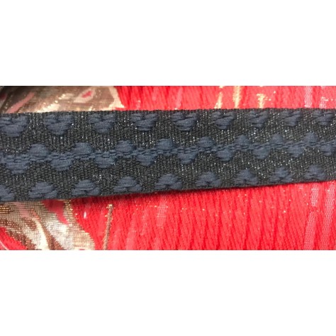Galon Style "Chanel"  Noir et  Marine Au Mètre Couture