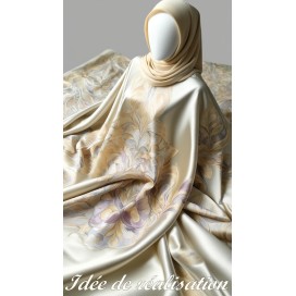 Brocart De Soie Haute Couture Pour Tailleurs, Robes, Et Caftans