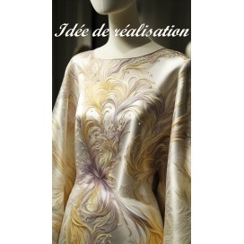 Brocart De Soie Haute Couture Pour Tailleurs, Robes, Et Caftans