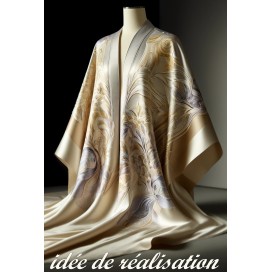 Brocart De Soie Haute Couture Pour Tailleurs, Robes, Et Caftans