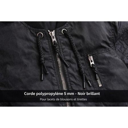 codon Corde polypropylène 5 mm – Noir brillant