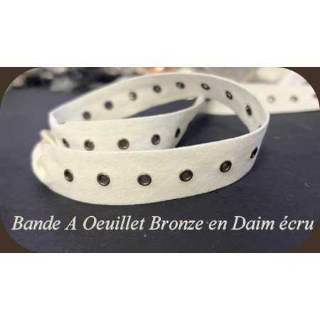 Bande A Oeuillet Bronze Au...