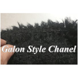 Galon Au Mètre Noir Style " Chanel"  A Coudre