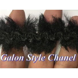 Galon Au Mètre Noir Style " Chanel"  A Coudre