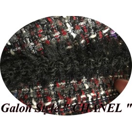 Galon Au Mètre Noir Style " Chanel"  A Coudre