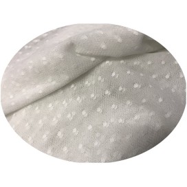 Tissu Tulle Résille pluemetis Elastique Au Mètre en Couleur Chair nude Pour Justaucorps.