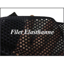 Tissu Filet Lycra au Mètre Marine en 1 m 65 De Largeur Pour Lingerie Et Danse