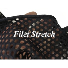 Tissu Filet Lycra au Mètre Marine en 1 m 65 De Largeur Pour Lingerie Et Danse