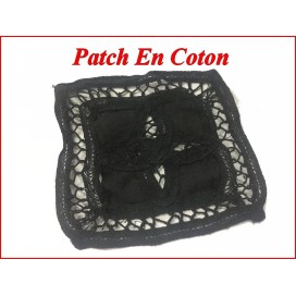 Motif Patch En Coton Choco  A Coudre Pour Customisationsn