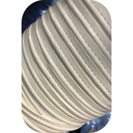 Ruban  Passepoil Simili Cuir Blanc Au Mètre A Coudre.