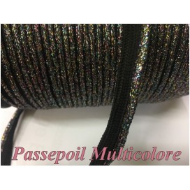 Passepoil En Lurex Argent Pour Finitions Et Bordure De Vetements
