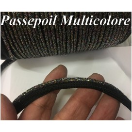 Passepoil En Lurex Argent Pour Finitions Et Bordure De Vetements