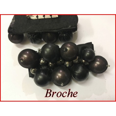 Broche Marron En Forme De Boule Pour La Décoration Et Customisation