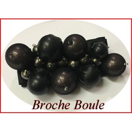 Broche Marron En Forme De Boule Pour La Décoration Et Customisation