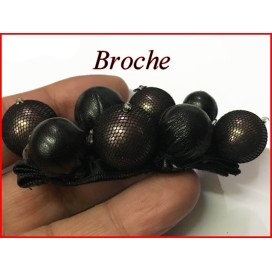 Broche Marron En Forme De Boule Pour La Décoration Et Customisation